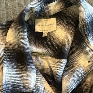 Lucky brand, oversized, thick flannel